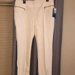 XL Style & Co white skinny leg pants New